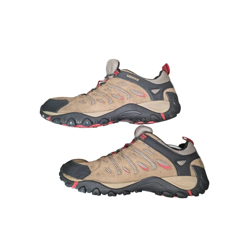 Merrell Crosslander 2 Hiking Shoes Mens 11.5 Brown Suede Trail Outdoor Lace Up